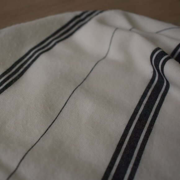 Tibi black striped white crewneck blouse - Picture 6 of 10